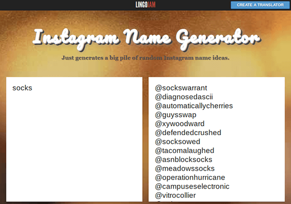 lingojam instagram handle