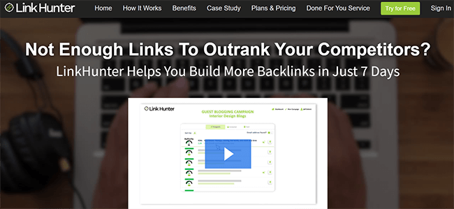 LinkHunter Homepage