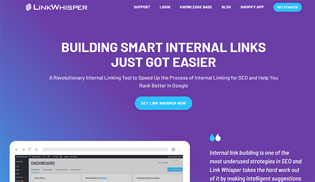 LinkWhisper Homepage