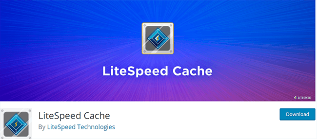 litespeed cache homepage