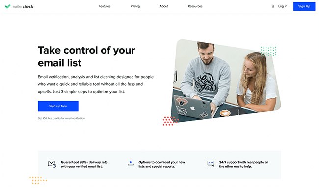 MailerCheck Homepage