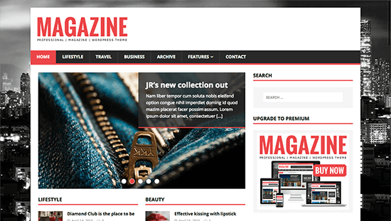 MH Magazine Lite Theme