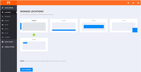 Monarch Social Sharing Plugin