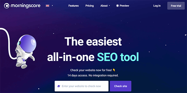 Morningscore Homepage