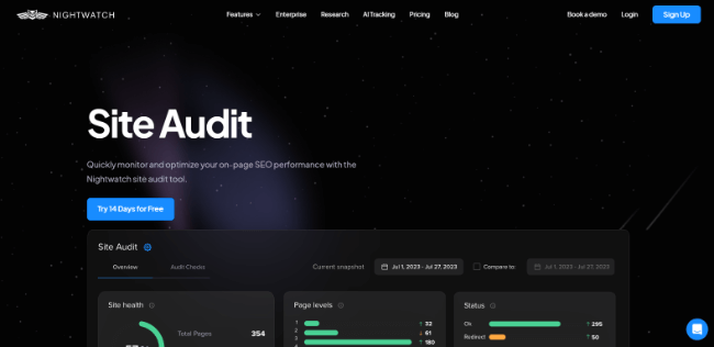 Nightwatch Site Audit