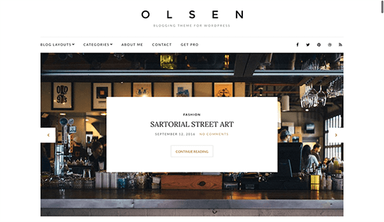 Olsen Lite Theme