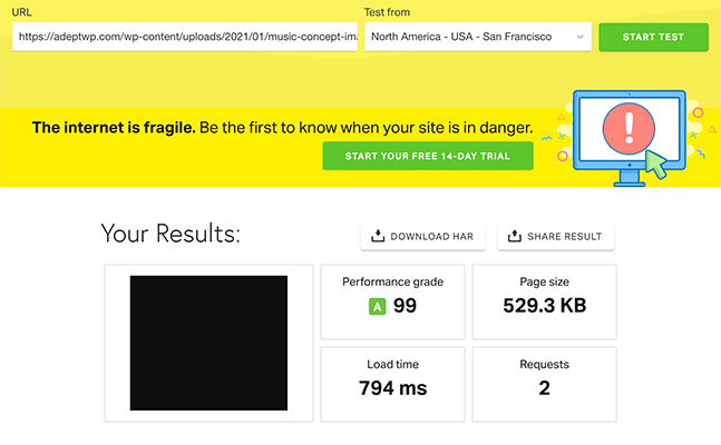 optimized and resized without cdn