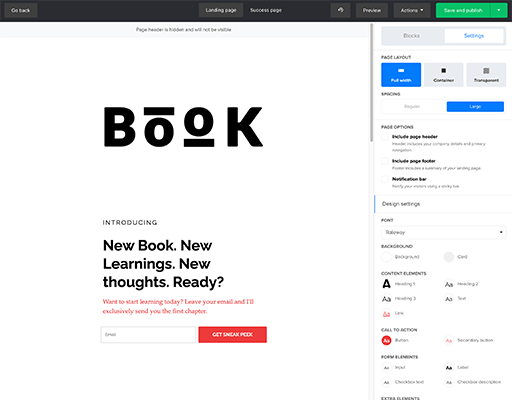 optin forms mailerlite