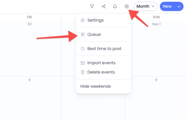 Creating Queues In Pally's Social Calendar