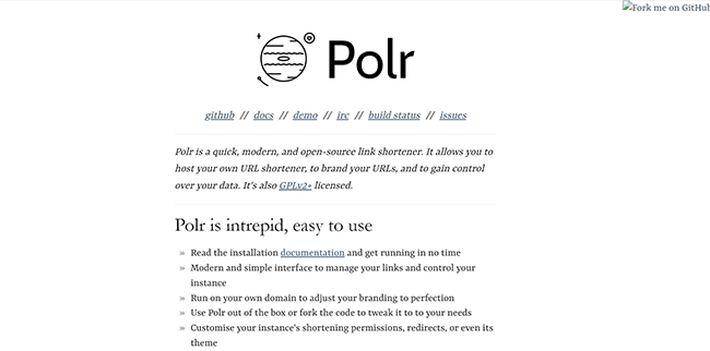 Polr Homepage
