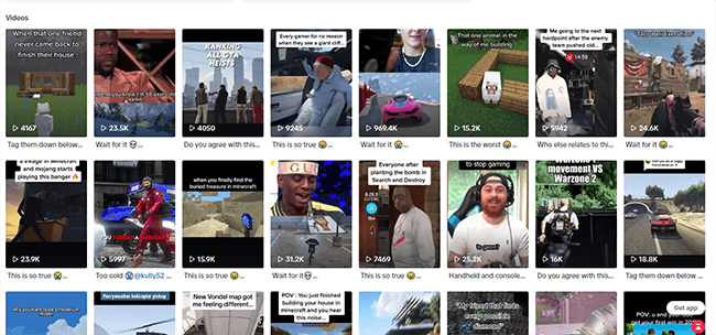 post social media content gamelancer tiktok