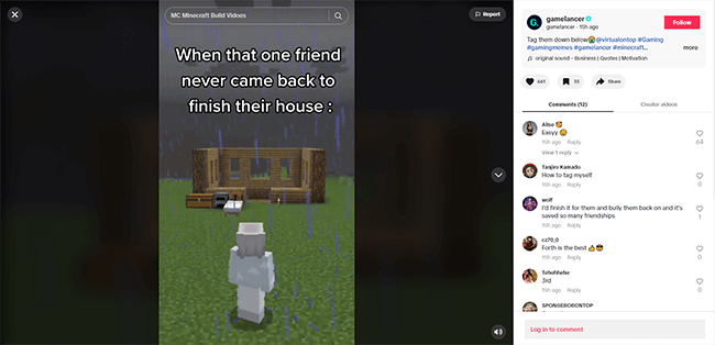 post social media content gamelancer