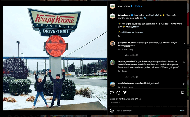 post user generated content