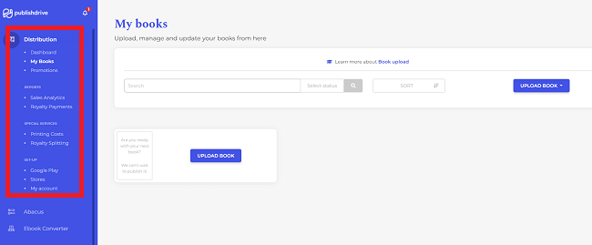 publishdrive promote and track performance
