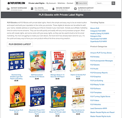 purchase a private label rights ebook