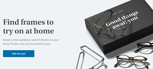 quiz warby parker