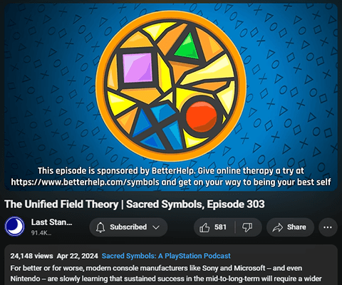 sacred symbols sponsor spot