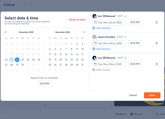 Scheduling and queuing - new post