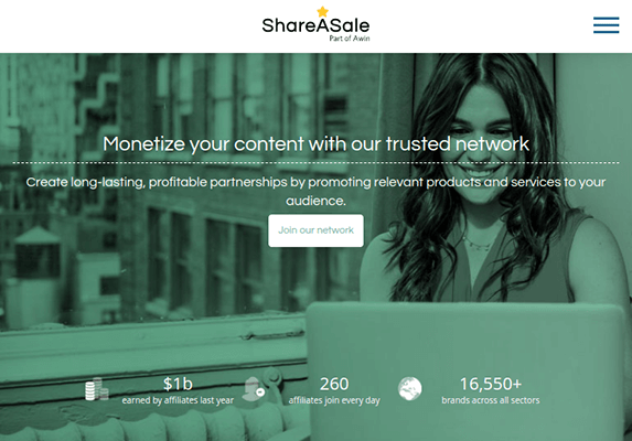 shareasale affiliates