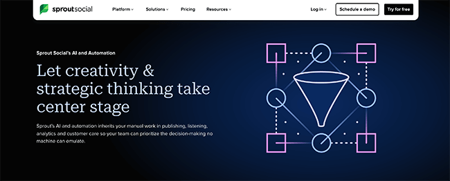 Sprout Social Automation Homepage