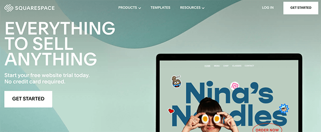 Squarespace Homepage