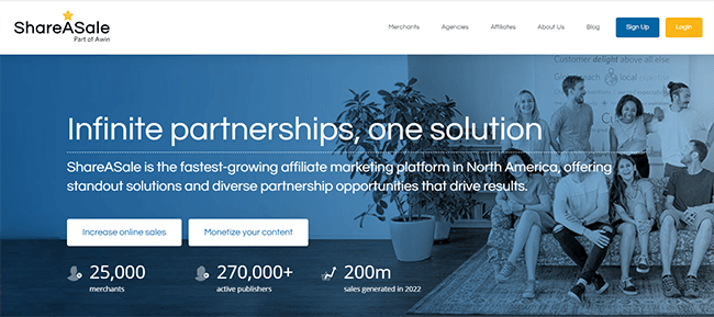 start affiliate marketing shareasale