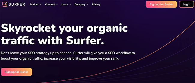 surfer homepage