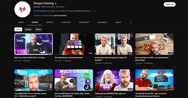 talk about video game tech senpai gaming