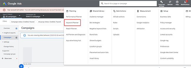Targeted blog posts - Google Ads
