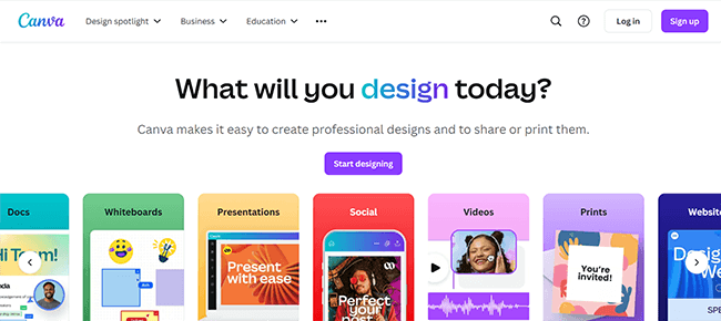 Template creation - Canva