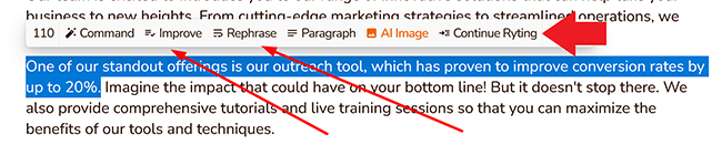 text editor highlighting