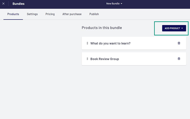 thinkific product bundle