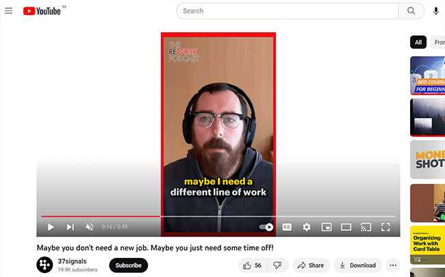 turn a video series into a podcast 37signals
