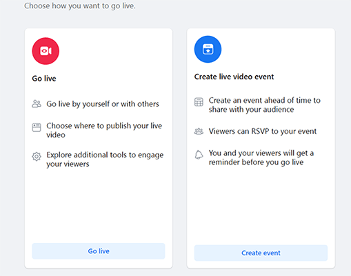 utilize facebook live