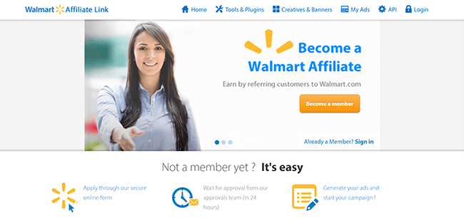 Walmart Homepage
