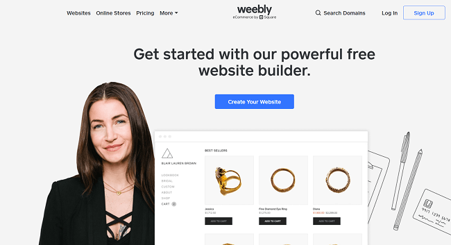 Weebly Homepage