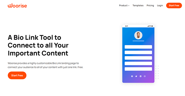 Woorise Bio Link