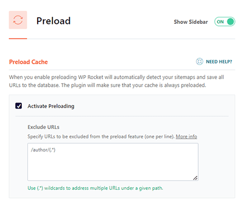 wp rocket preloading