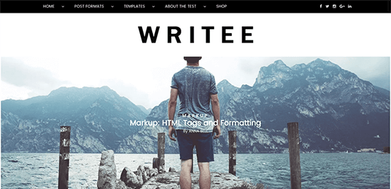 Writee Theme