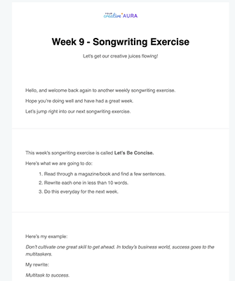 your creative aura make it scanable